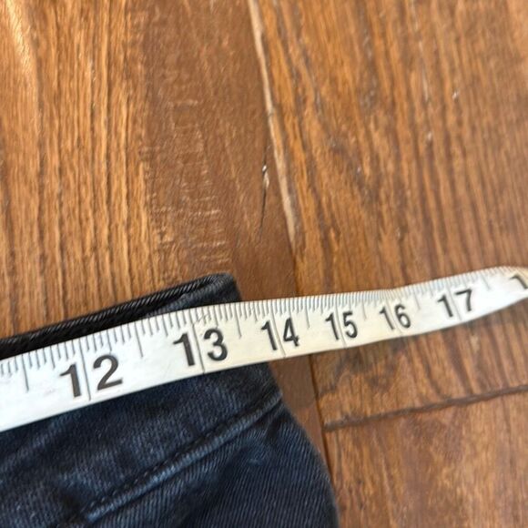 Abercrombie & Fitch the high rise skinny curvy black wash jeans 6 short - Picture 8 of 11